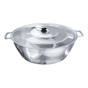 Tacho De Alumínio Com Tampa Para Cozinha N°40 12,5L - Carola