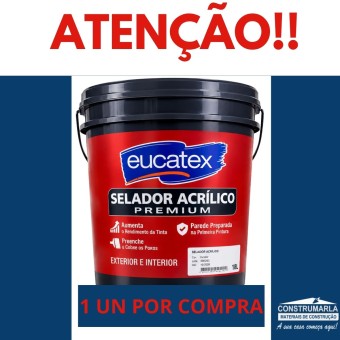 Selador Acrílico Premium 18 Litros - Eucatex
