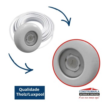 Lampada Piscina Power Led 4,5w Cabo10m RGB Essential Luxpool