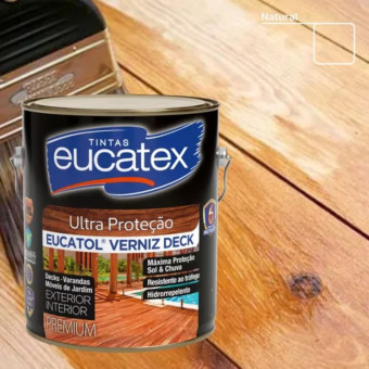 Verniz Cetol Deck Eucatol Semi Brilho 3.6lts - Eucatex.