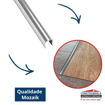 Filete Inox 304 PP1 Microtexturizado 120cm PP112030 Mozaik