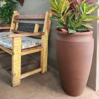 Vaso Antique 44 Aço Corten JVAQAC44 - Japi
