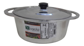 Panela Caçarola Alça Inteiriça Tampa Leve N°20 - Carola