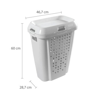 Roupeiro Telado Branco 45 Lts - Astra