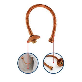 Engate Flexível P/ Ligação Rosso Vecch 40 Cm 1930 Rv - Fani