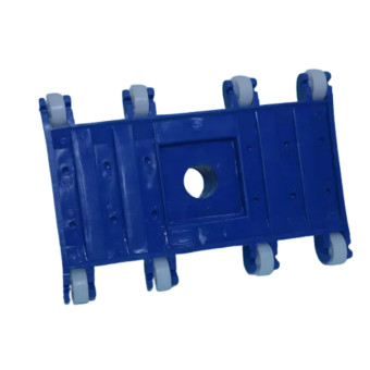 Aspirador Limpeza De Piscina Base Aspiração 8 Rodas -Clarear