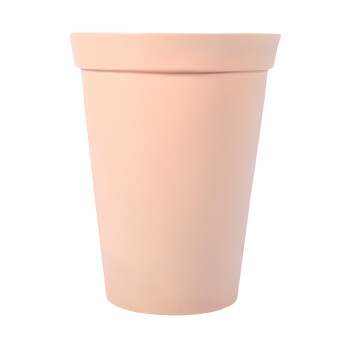 Vaso Para Plantas Cônico Com Borda Atenas 56 Bege - Afort
