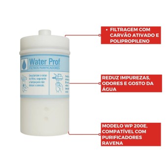 Vela Wp 200e De Carvão Ativado E Polipropileno - Ravena Cor:branca