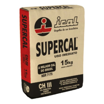 Cal Hidratada 15 Kg Supercal CHIII - Ical