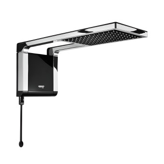 Chuveiro Ducha Acqua Storm Preto Cromado 220v - Lorenzetti