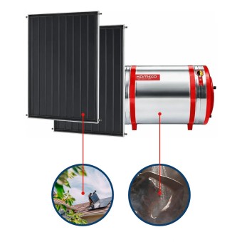 Reservatório Aquecedor Solar 400 Litros + 2 Placas - Komeco