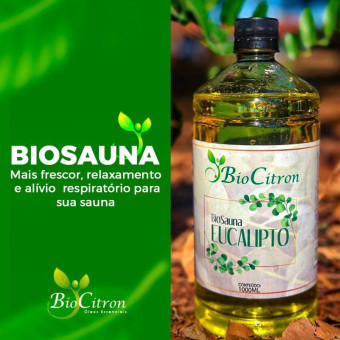 Essencia Eucalipto 1000ml Biossauna - Biocitron