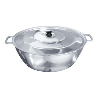 Tacho De Alumínio Com Tampa Para Cozinha N°45 17 L - Carola