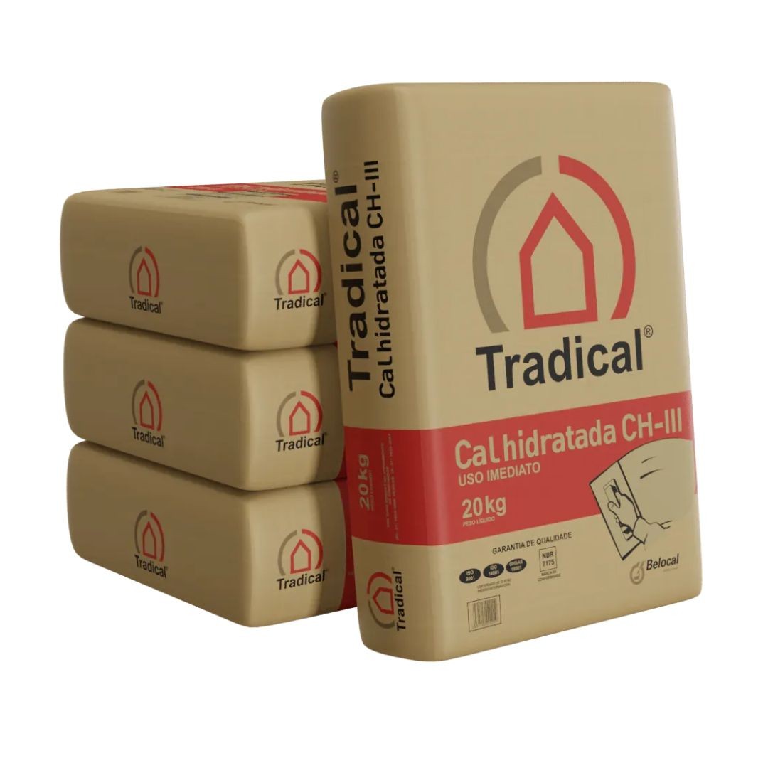 Cal Hidratada 20 Kg Tradicional CHIII - Tradical | Construmarla